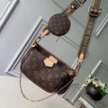 Imported LOUIS VUITTON Cross Body bag with Brand Box-Brown strap