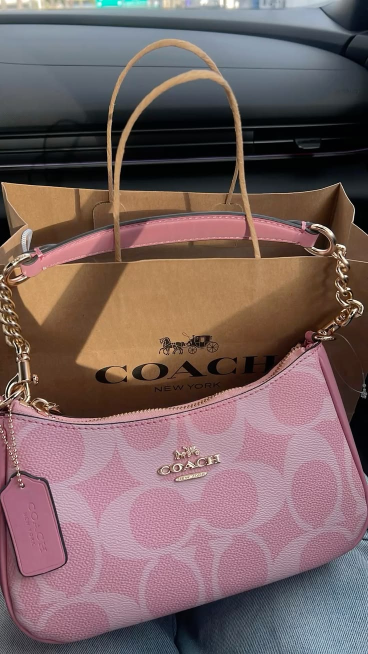Coach Pink Teri Bag